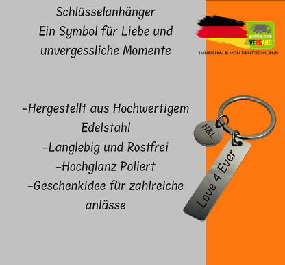 Schlüsselanhänger mit Personalisiert Gravur rechteckig